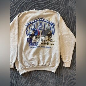 NWT men’s Super Bowl XXXV crewneck